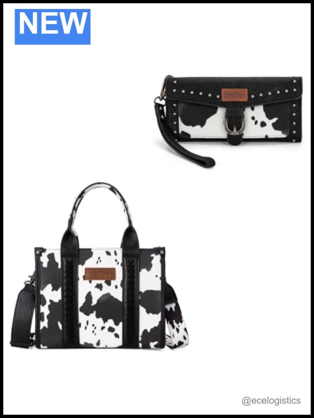 Vegan Leather RFID Blocking Detachable Trifold Wallet with Wristlet Strap,